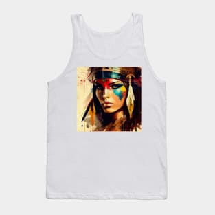 Powerful Egyptian Warrior Woman #2 Tank Top